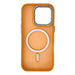Magnetic Collection MagSafe iPhone 16 Pro Case - Orange - Cell phone cases and covers<<<HurtelXML