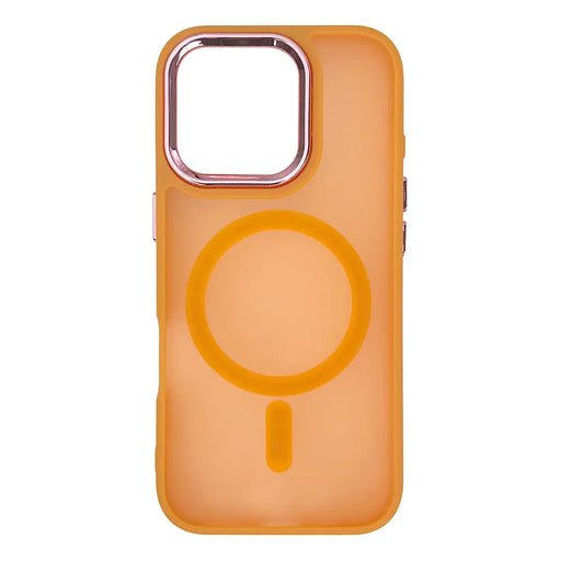 Magnetic Collection MagSafe iPhone 16 Pro Max Case - Orange - Cell phone cases and covers<<<HurtelXML