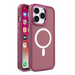 Magnetic Color Matte Case for iPhone 15 Plus - Burgundy - Cell phone cases and covers<<<HurtelXML