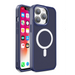 Magnetic Color Matte Case for iPhone 15 Pro Max - navy blue - Cell phone cases and covers<<<HurtelXML