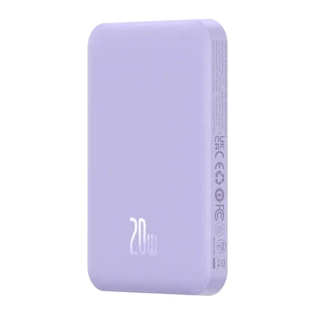Magnetic Mini Powerbank Baseus 5000mAh 20W (purple) - Powerbanks<<<GSM Accessories<<<InnproXML&&&Powerbanks<<<HurtelXML