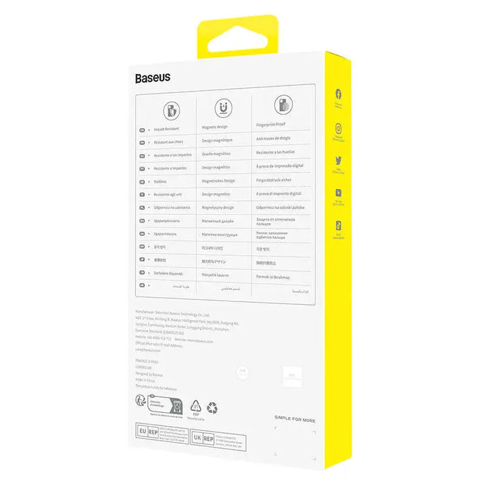 Magnetic Phone Case for iP 13 Baseus OS-Lucent Series (Clear) - Protective cases for smartphones<<<Cases<<<GSM