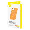 Magnetic Phone Case for iPhone 15 Baseus Fauxther Series (Orange) - Protective cases for smartphones<<<Cases<<<GSM