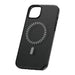 Magnetic Phone Case for iPhone 15 Plus Baseus Fauxther Series (Black) - Protective cases for smartphones<<<Cases<<<GSM