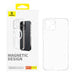 Magnetic Phone Case for iPhone 15 Plus Baseus OS-Lucent Series (Clear) - Protective cases for smartphones<<<Cases<<<GSM