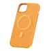 Magnetic Phone Case for iPhone 15 ProMax Baseus Fauxther Series (Orange) - Protective cases