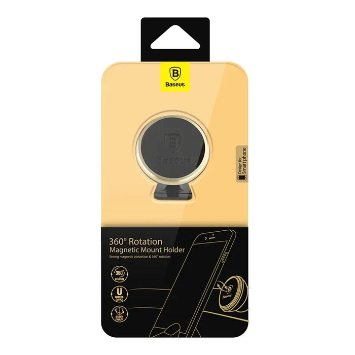 Magnetic Phone Mount Baseus (gold) - Phone holders<<<Car accessories<<<InnproXML&&&Cell phone holders<<<HurtelXML