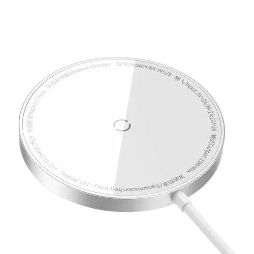 Magnetic Wireless Charger Baseus Simple Mini3 15W (Silver) - Wireless Charger<<<Accessories<<<Основна<<<DunaXML&&&Cell