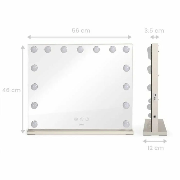 Magnifying Mirror Livoo DOS207 White Mirror - Декорация и Осветление<<<Дом Градина<<<BigBuy&&&Огледала<<<Декорация и