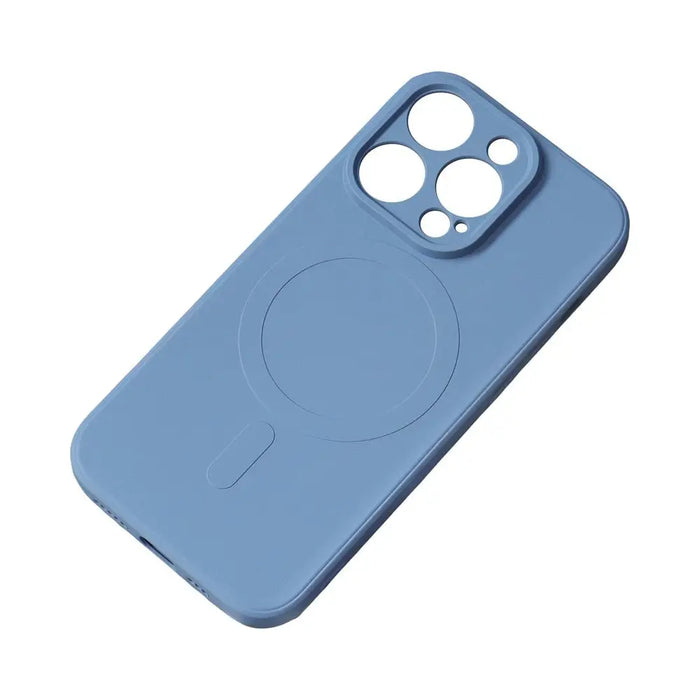 MagSafe compatible silicone case for iPhone 15 Pro Max Silicone Case - navy blue - Cell phone cases