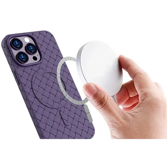 MagSafe Woven Case for iPhone 13 Pro Max - navy blue - Cell phone cases and covers<<<HurtelXML
