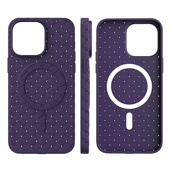 MagSafe Woven Case for iPhone 14 Pro Max - navy blue - Cell phone cases and covers<<<HurtelXML