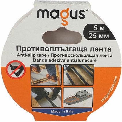 ANTI-SLIP TAPE 5 M/25 MM TRANSPARENT MAGUS AS-5transp