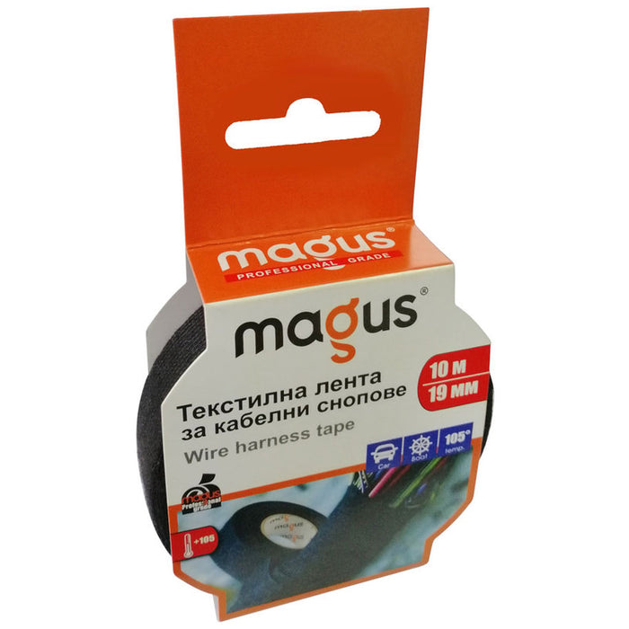 TEXTILE TAPE FOR CABLE HARNESSES 10 M/19 MM MAGUS