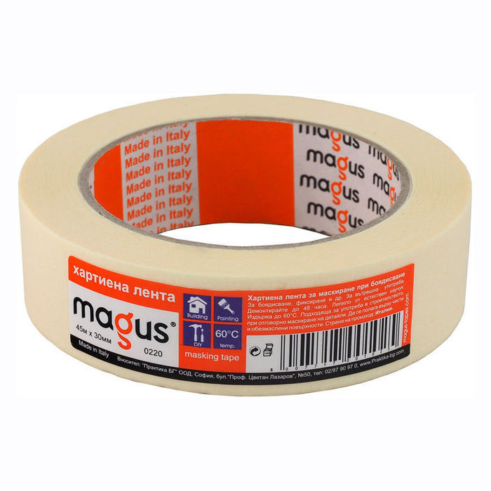 PAPER TAPE FOR PAINTING 45 M/30 MM 60 C MAGUS
