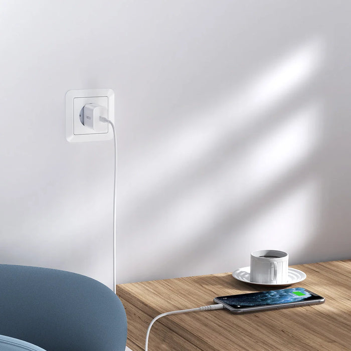 Mains charger Choetech Q5004 EU USB-C 20W (white) - mains chargers<<<Chargers<<<GSM Accessories<<<InnproXML&&&Cell