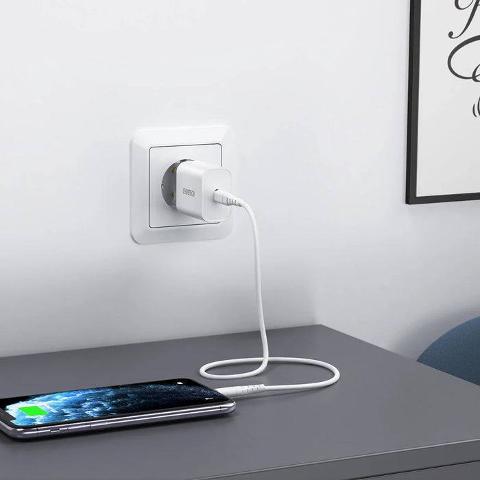 Mains charger Choetech Q5004 EU USB-C 20W (white) - mains chargers<<<Chargers<<<GSM Accessories<<<InnproXML&&&Cell