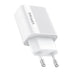 Mains charger VFAN E01 1x USB 2.4A + Micro USB cable (white) - mains chargers<<<Chargers<<<GSM Accessories<<<InnproXML