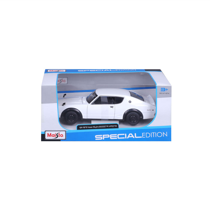 Кола Maisto Special Edition - 1973 Nissan Skyline 2000GT-R, 1:24, бяла