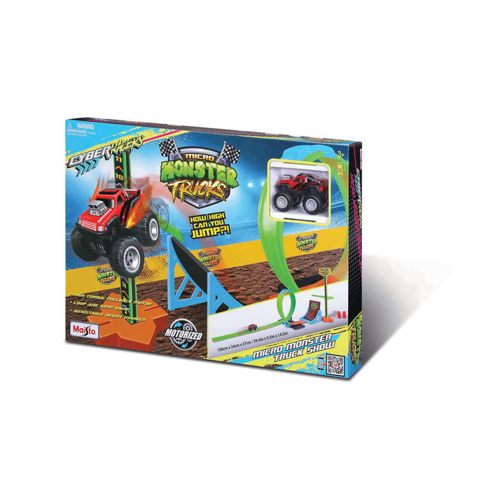 Писта Maisto Cyber Racers - Micro Monster Truck, с количка