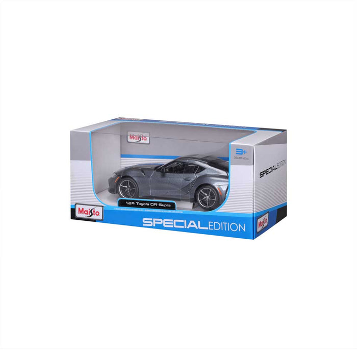 Maisto Special Edition Metal Car - Toyota Supra GR, 1:24, grey