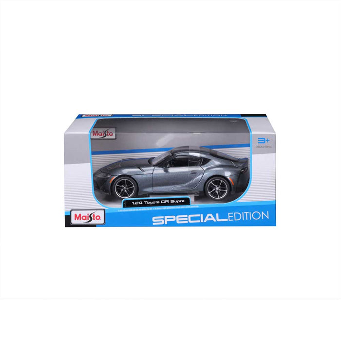 Maisto Special Edition Metal Car - Toyota Supra GR, 1:24, grey