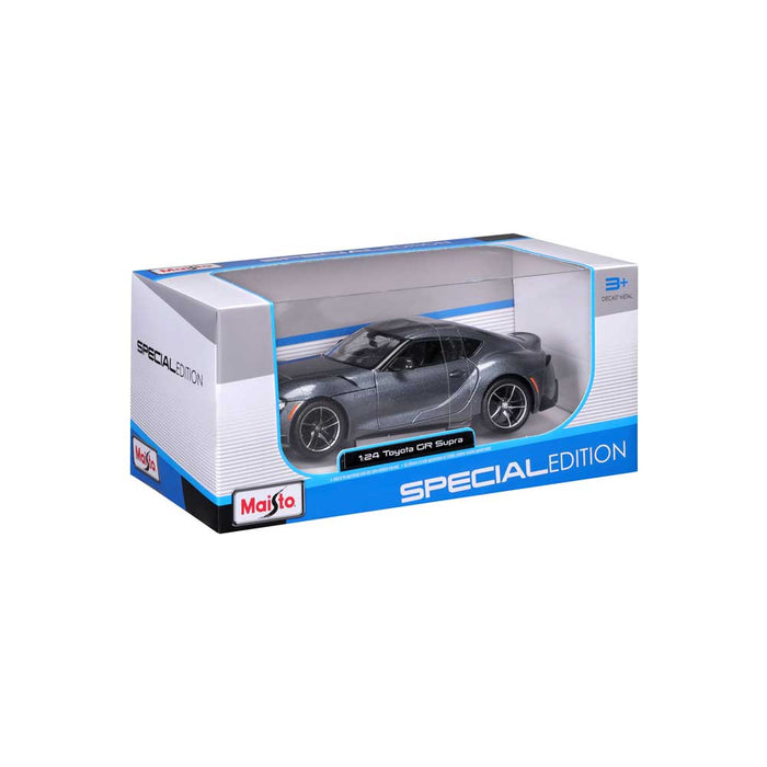 Maisto Special Edition Metal Car - Toyota Supra GR, 1:24, grey