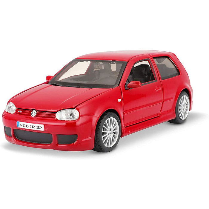 Metal car Maisto Special Edition - Volkswagen Golf R32, 1:24, red