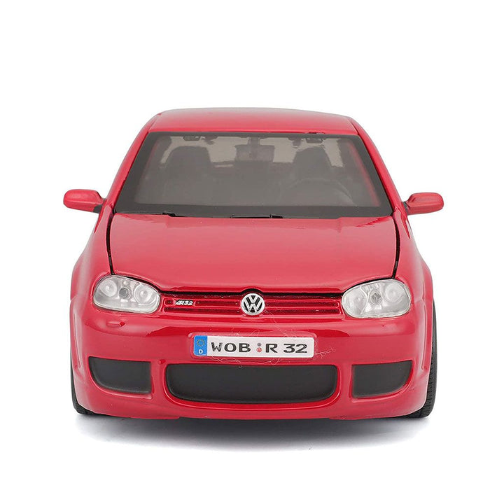 Metal car Maisto Special Edition - Volkswagen Golf R32, 1:24, red