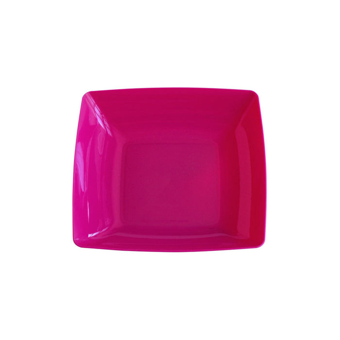 PLASTIC PLATE SQUARE 18X18 CM MAK