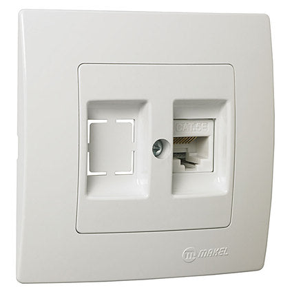 SOCKET COMPUTER RJ45 CAT 5E MAKEL Lilium Natural Kare