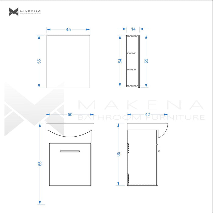 LOWER CABINET WITH ARTE SINK