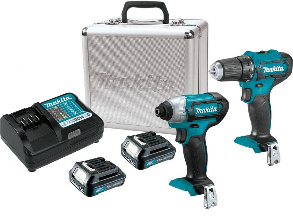 BATTERY KIT MAKITA CLX224X 12 V, NUMBER OF BATTERIES 2, 1.50 Ah, CASE