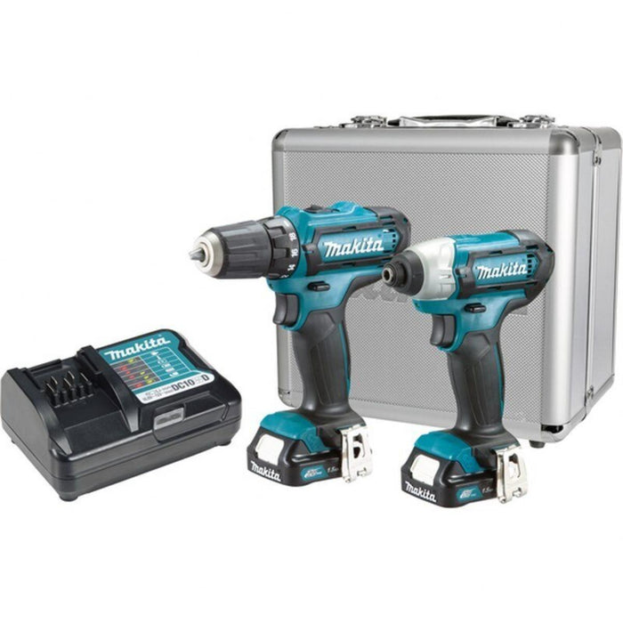 BATTERY KIT MAKITA CLX224X 12 V, NUMBER OF BATTERIES 2, 1.50 Ah, CASE