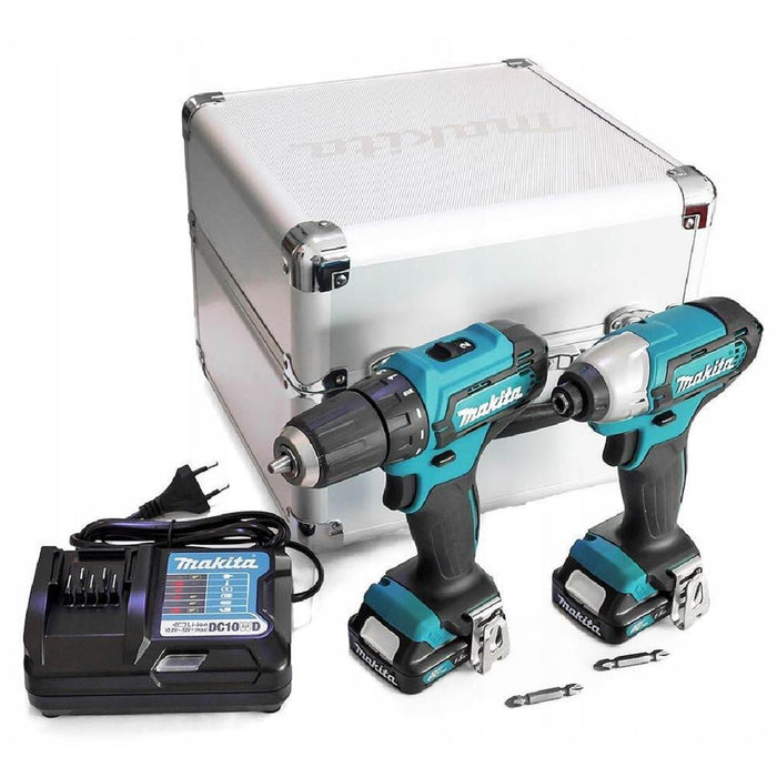 BATTERY KIT MAKITA CLX224X 12 V, NUMBER OF BATTERIES 2, 1.50 Ah, CASE