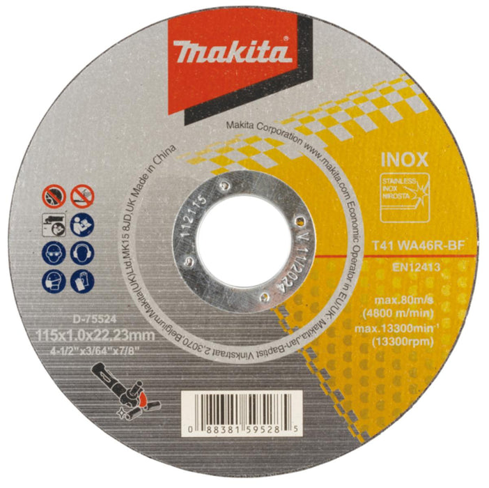 CUTTING DISC F115 1.0MM MAKITA