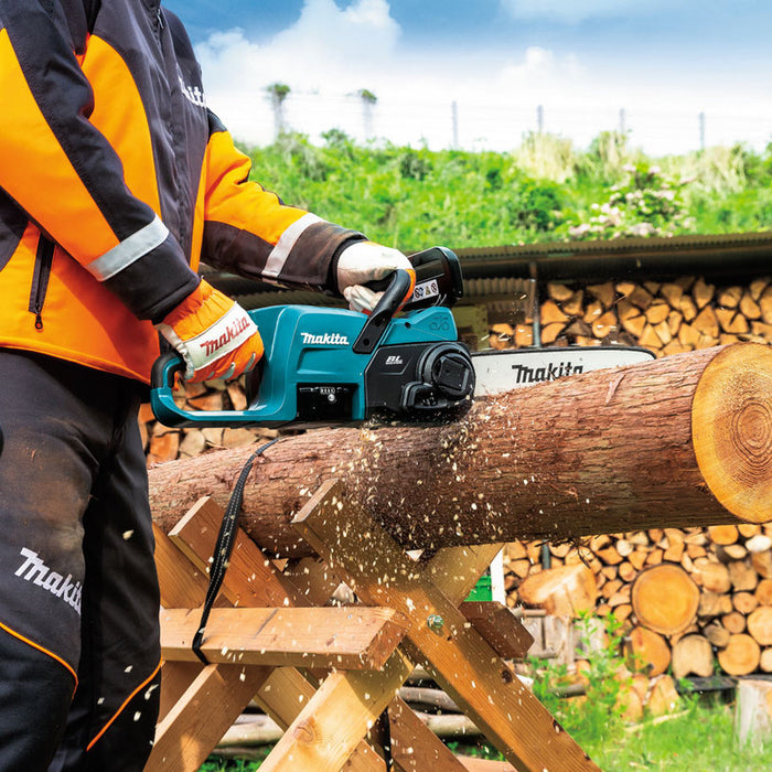 BATTERY BRUSHLESS CHAIN SAW MAKITA DUC357Z 18 V, WITHOUT BATTERY AND CHARGER, BAR LENGTH 35.00 cm