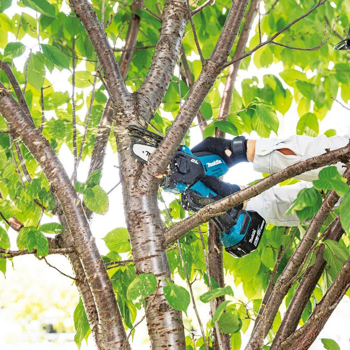 BATTERY BRUSHLESS MINI CHAIN SAW MAKITA DUC101Z 18 V, BAR LENGTH 10.00 cm, WITHOUT BATTERY AND CHARGER, BAR LENGTH 10.00 cm