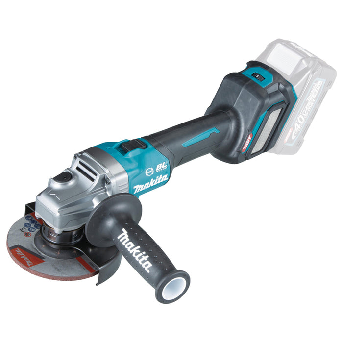 BATTERY BRUSHLESS ANGLE GRINDER MAKITA GA023GZ 40 V, WITHOUT BATTERY AND CHARGER, 125 mm