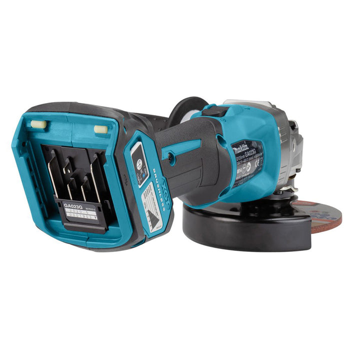 BATTERY BRUSHLESS ANGLE GRINDER MAKITA GA023GZ 40 V, WITHOUT BATTERY AND CHARGER, 125 mm