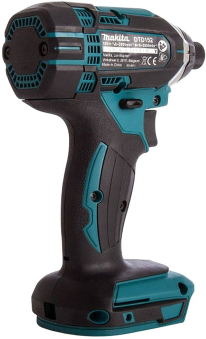 BATTERY IMPACT SCREWDRIVER MAKITA DTD152Z 18 V, 165.00 nm, WITHOUT BATTERY AND CHARGER