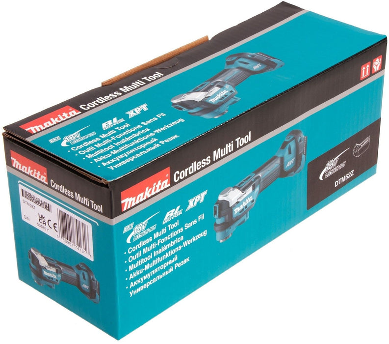 BATTERY BRUSHLESS MULTIFUNCTIONAL TOOL MAKITA DTM52Z 18 V, WITHOUT BATTERY AND CHARGER