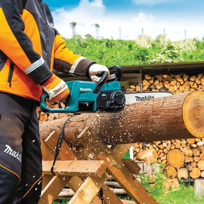 BATTERY BRUSHLESS CHAIN SAW MAKITA DUC357Z 18 V, WITHOUT BATTERY AND CHARGER, BAR LENGTH 35.00 cm