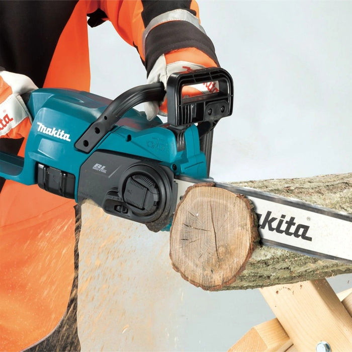 BATTERY BRUSHLESS CHAIN SAW MAKITA DUC357Z 18 V, WITHOUT BATTERY AND CHARGER, BAR LENGTH 35.00 cm