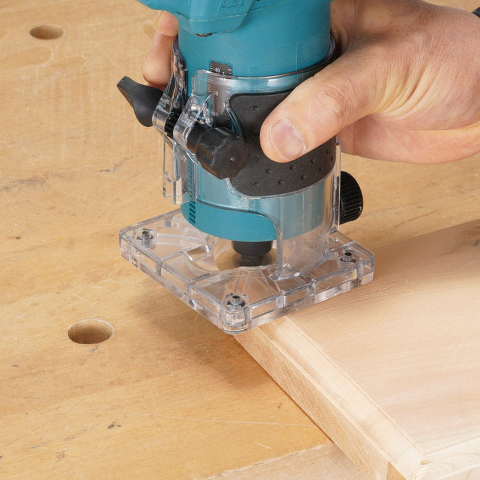 Battery-powered milling machine Makita DRT52Z Blue, Black