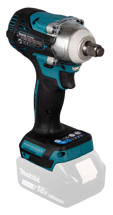 Makita DTW300Z power screwdriver/impact driver 3200 RPM Black, Blue