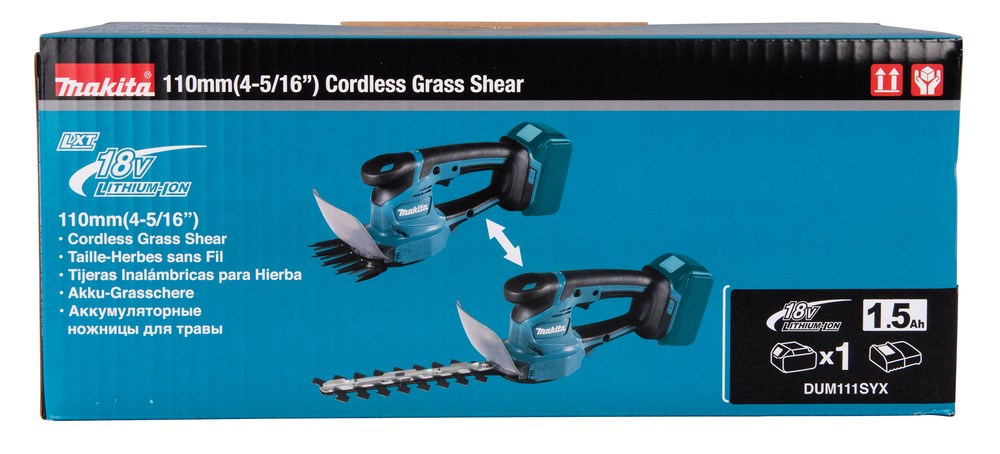 Makita DUM111SYX brush cutter/string trimmer 27 W Battery Black, Blue