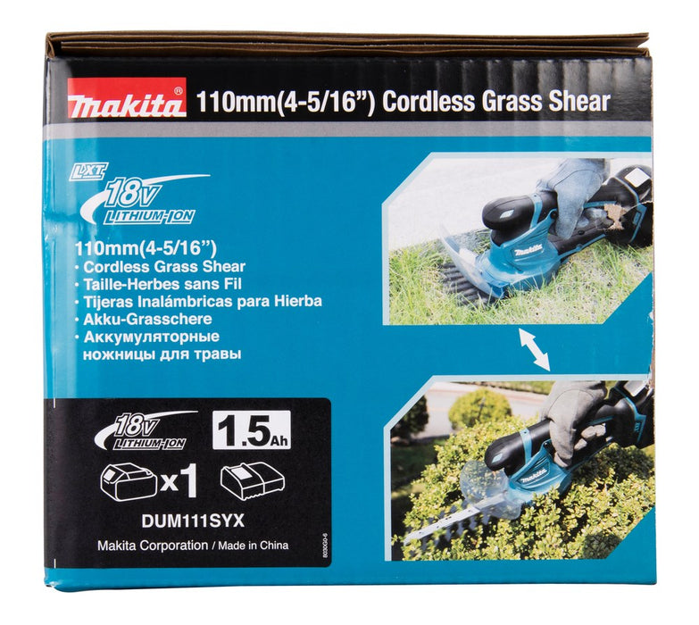 Makita DUM111SYX brush cutter/string trimmer 27 W Battery Black, Blue