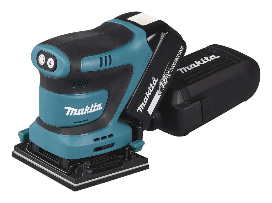 Makita DBO480Z portable sander Random orbital sander 14000 OPM Black, Blue 210 W