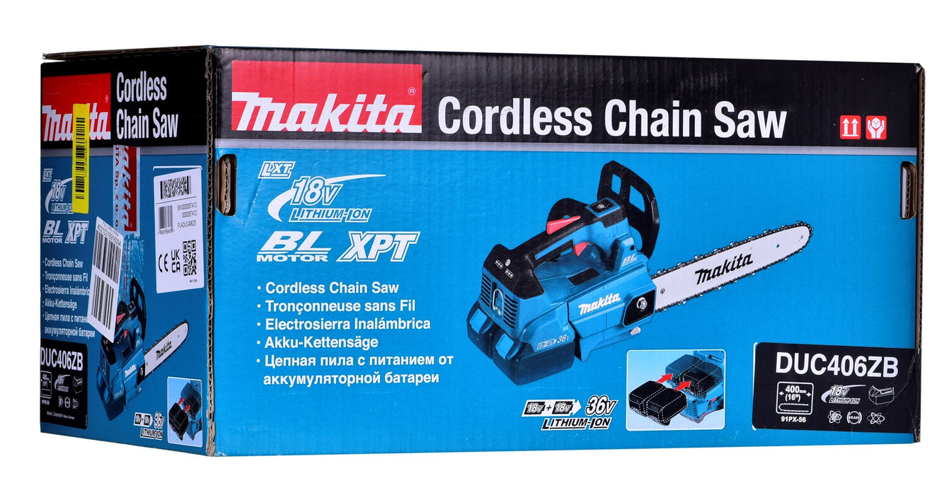 Makita DUC406ZB chainsaw Green